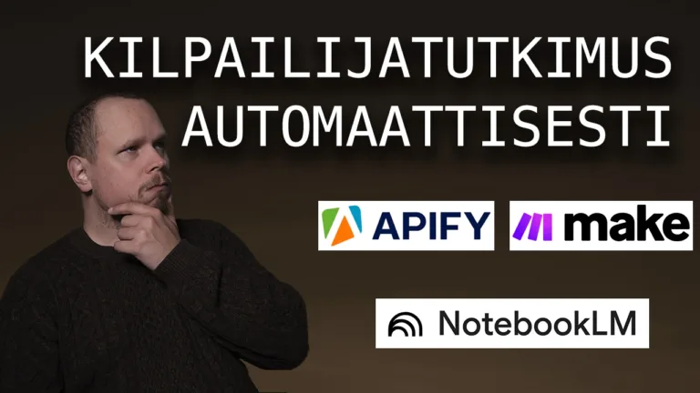 Apifyn käyttö Instagramin kilpailija-analyysia varten